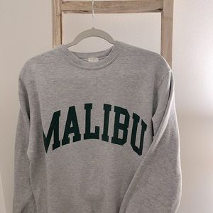 brandy melville “malibu” crewneck
